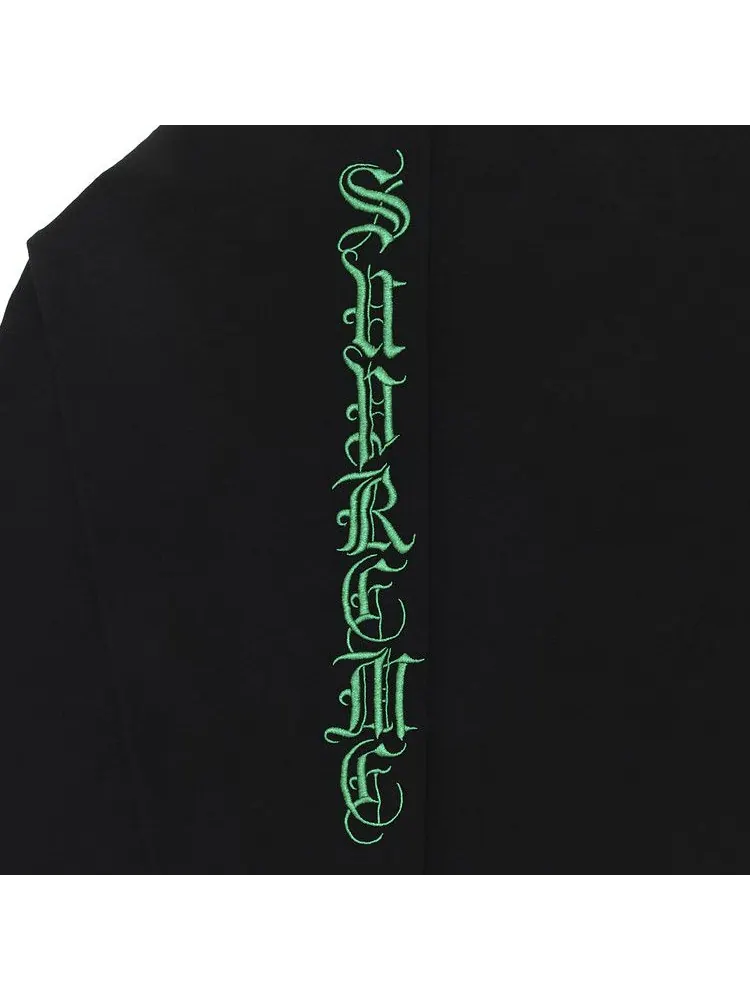 Топ Supreme Old English Long-Sleeve Top — изображение 2 из 2, черный