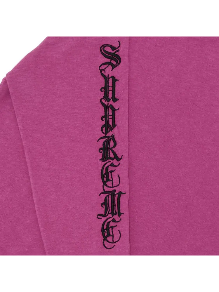 Топ Supreme Old English Long-Sleeve Top — изображение 2 из 2, маджента