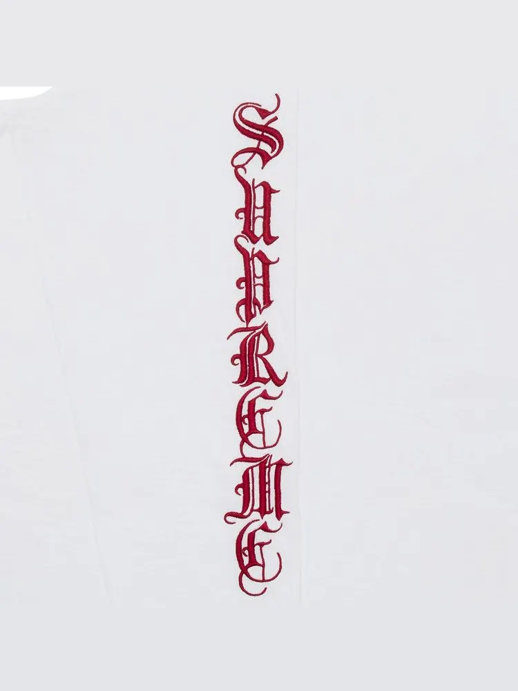 Топ Supreme Old English Long-Sleeve Top — изображение 2 из 2, белый