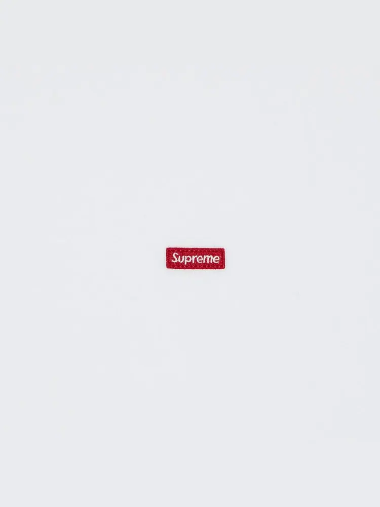 Лонгслив Supreme Small Box Long-Sleeve Tee 'White' — изображение 2 из 2, белый