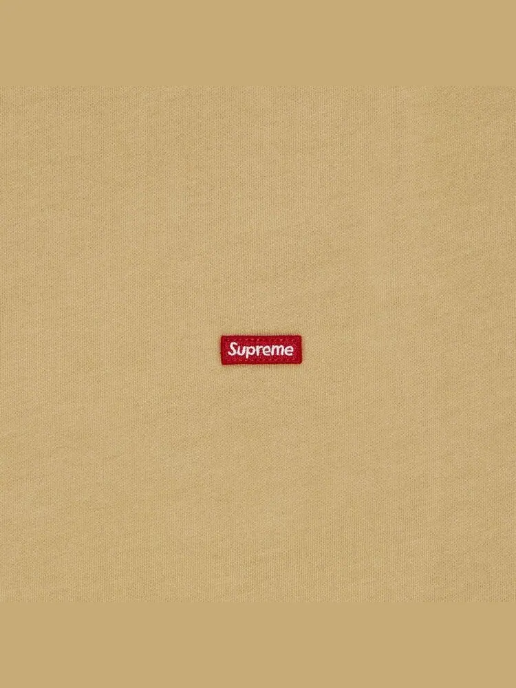 Футболка Supreme Small Box Long-Sleeve Tee Dark Tan — изображение 2 из 2, темный бежевый