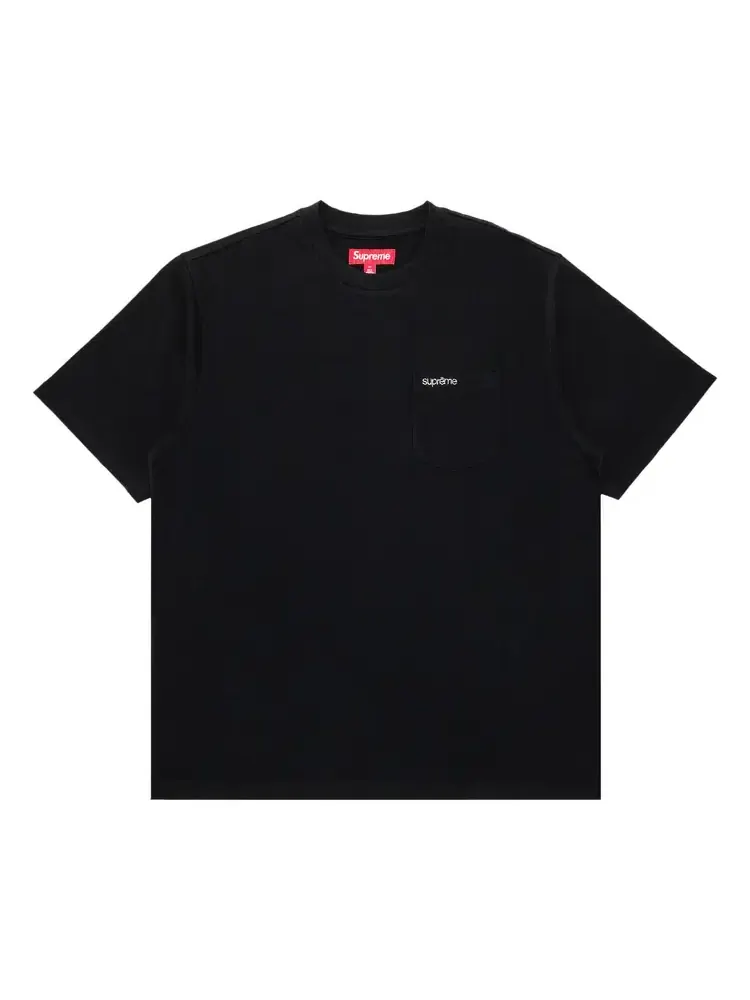Футболка Supreme с коротким рукавом и карманом — изображение 1 из 2, черный