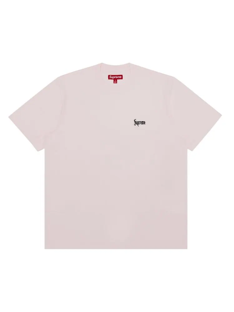 Футболка Supreme Old English Tee Pink — изображение 1 из 2, розовый