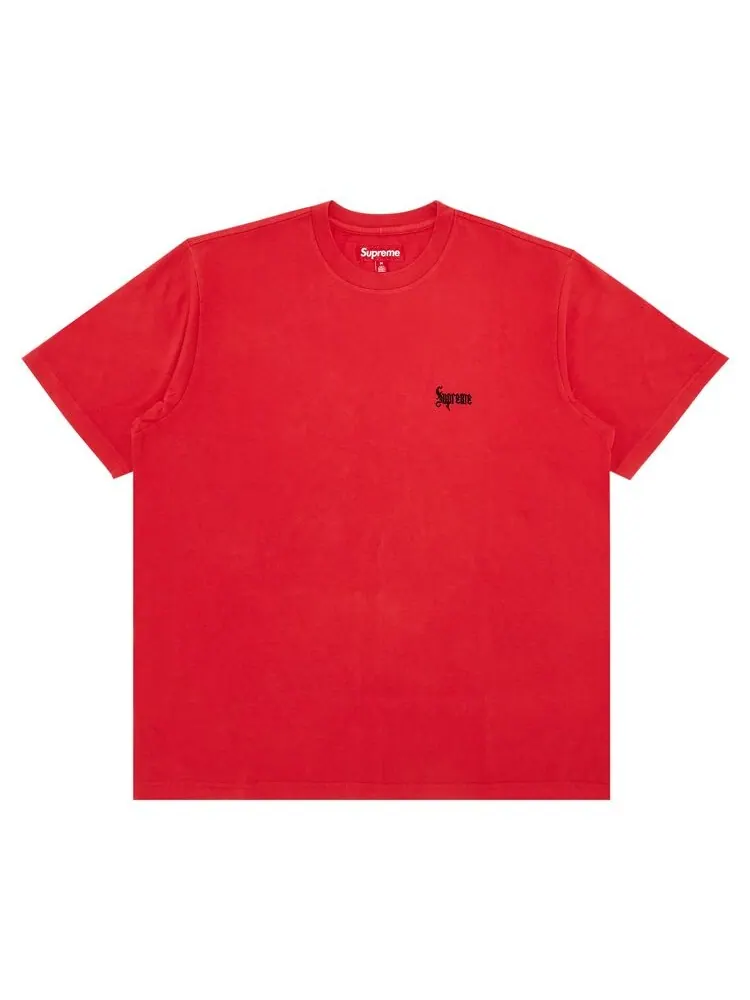 Футболка Supreme Old English Tee Red — изображение 1 из 2, красный