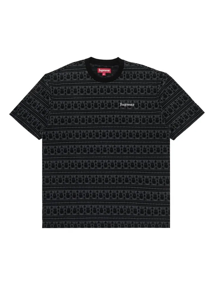 Майка Supreme Jacquard Scarab Short-Sleeve Top — изображение 1 из 3, черный