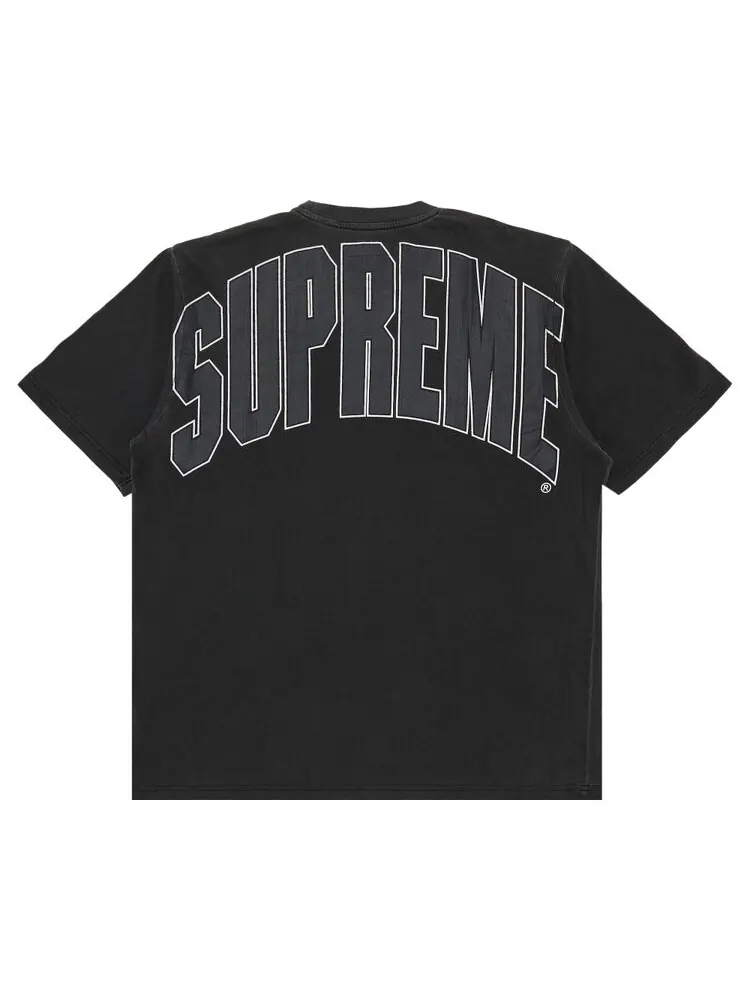 Майка Supreme Cracked Back Arc Short-Sleeve Top — изображение 1 из 3, черный