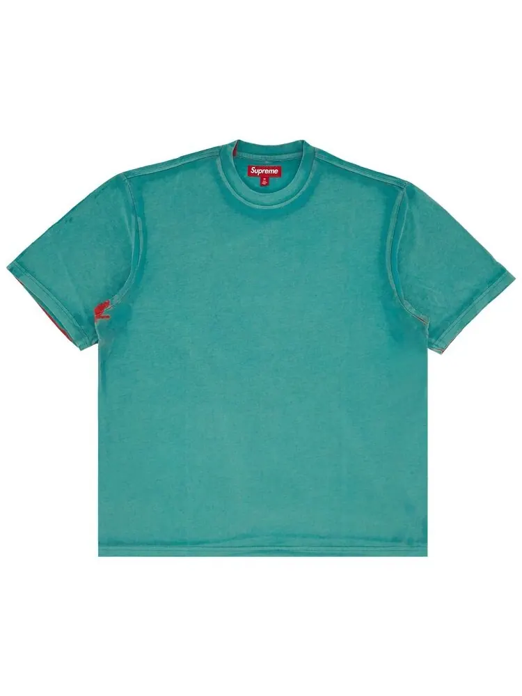 Топ Supreme Discharge Short-Sleeve Top Teal — изображение 1 из 3, бирюзовый