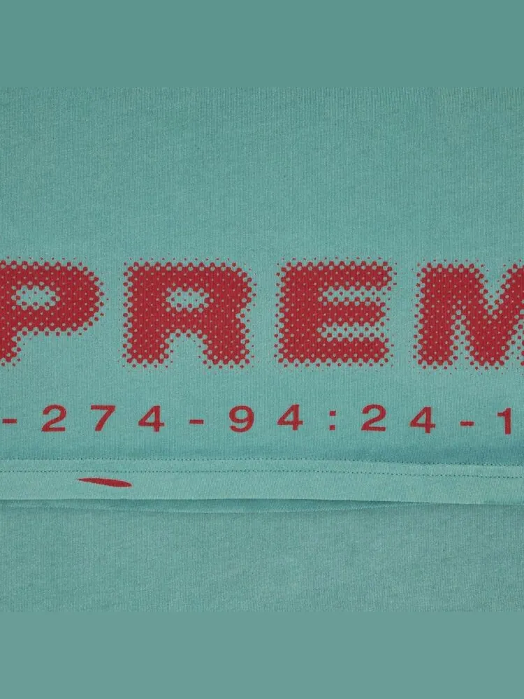 Топ Supreme Discharge Short-Sleeve Top Teal — изображение 3 из 3, бирюзовый