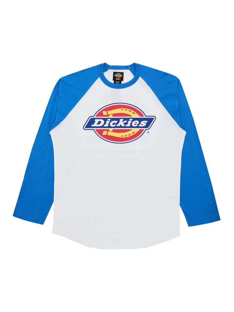 Топ Supreme x Dickies Raglan Long-Sleeve Top 'White' — изображение 1 из 3, белый