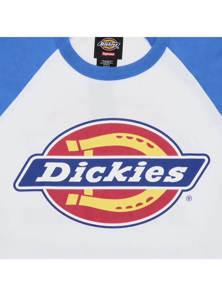 Топ Supreme x Dickies Raglan Long-Sleeve Top 'White' — изображение 3 из 3, белый