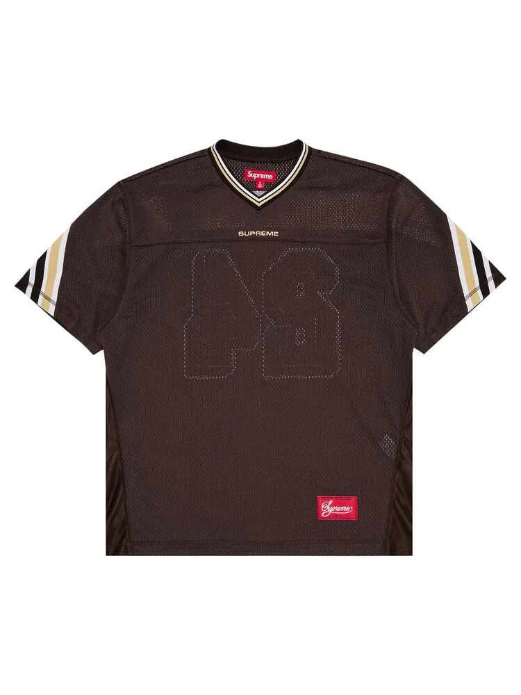 Джерси Supreme Jacquard Rib Football Jersey Brown — изображение 1 из 3, коричневый