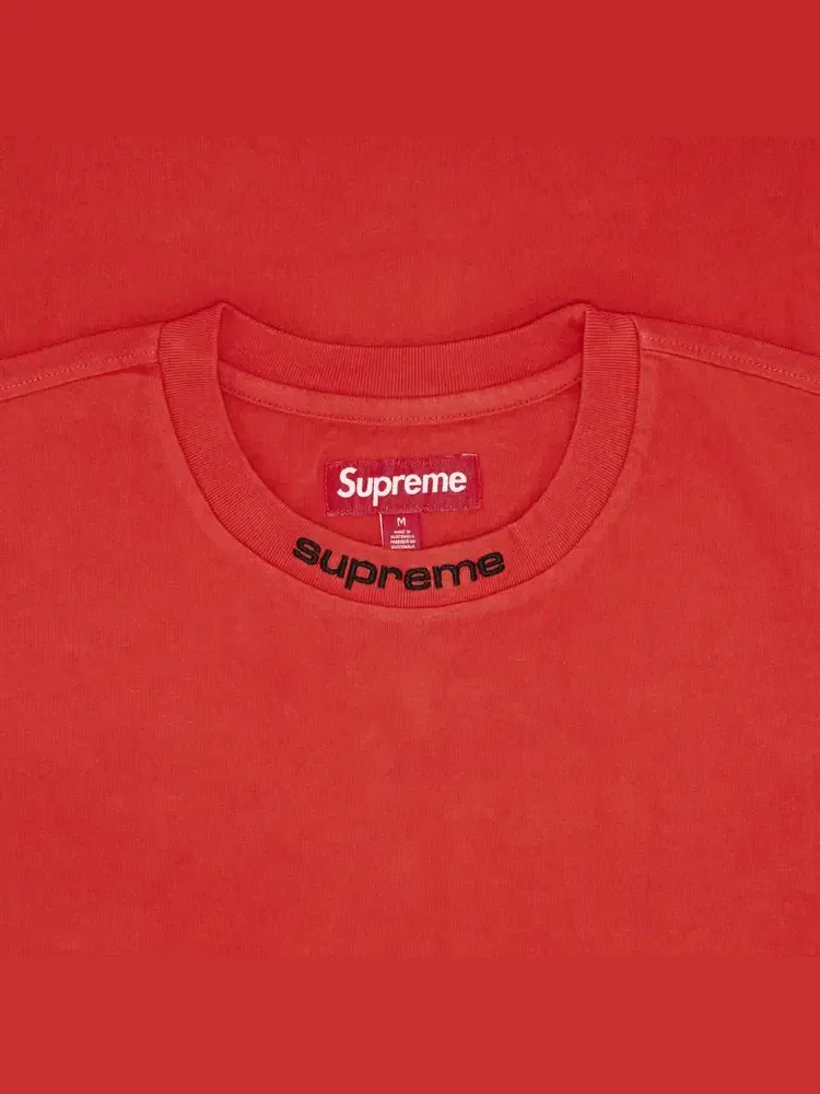 Футболка с длинными рукавами Supreme — изображение 2 из 2, красный