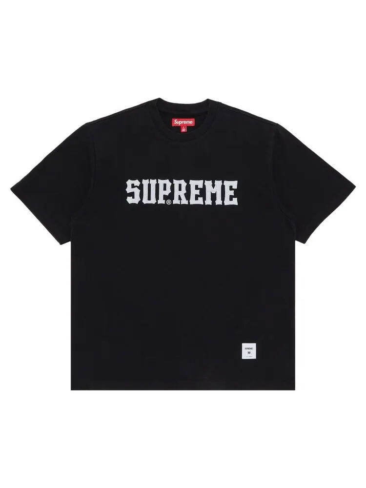 Майка Supreme Twill Appliqué Short-Sleeve Top — изображение 1 из 2, черный