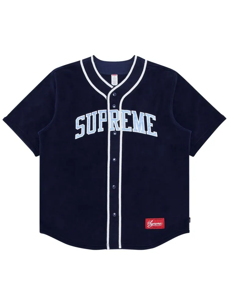 Джерси Supreme Polartec Baseball Jersey 'Navy' — изображение 1 из 3, темно-синий
