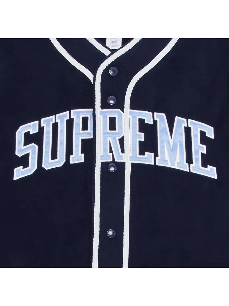 Джерси Supreme Polartec Baseball Jersey 'Navy' — изображение 3 из 3, темно-синий