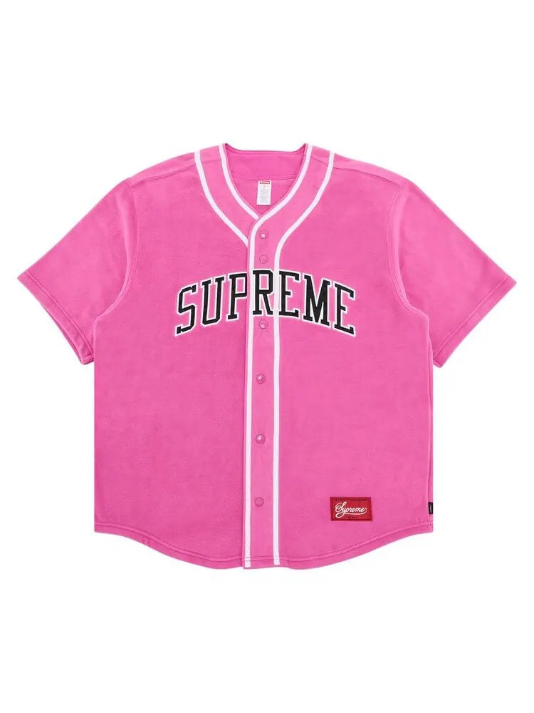 Джерси Supreme Polartec Baseball Jersey Pink — изображение 1 из 3, розовый
