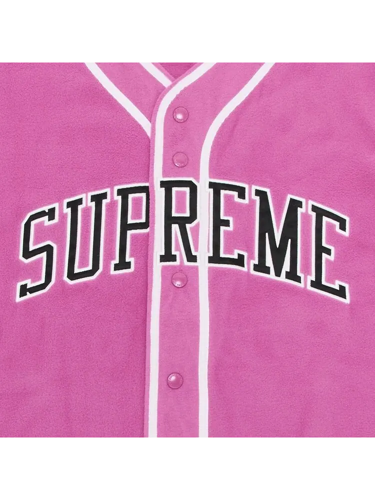Джерси Supreme Polartec Baseball Jersey Pink — изображение 3 из 3, розовый