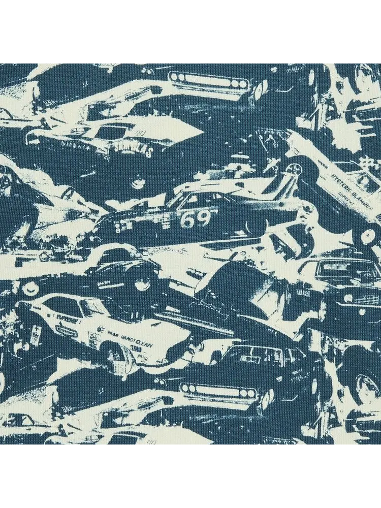 Топ Supreme x HYSTERIC GLAMOUR Cars Thermal 'Teal' — изображение 3 из 3, бирюзовый