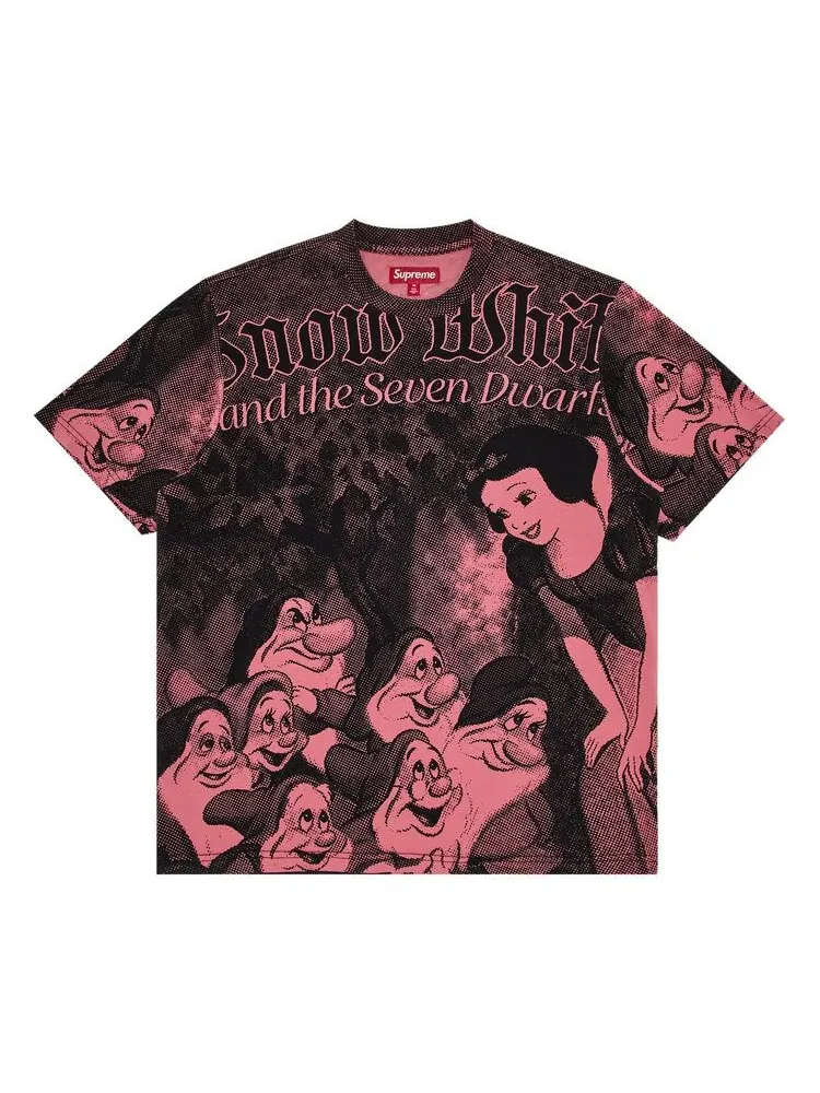 Топ Supreme Snow White Short-Sleeve Top Pink — изображение 1 из 3, розовый