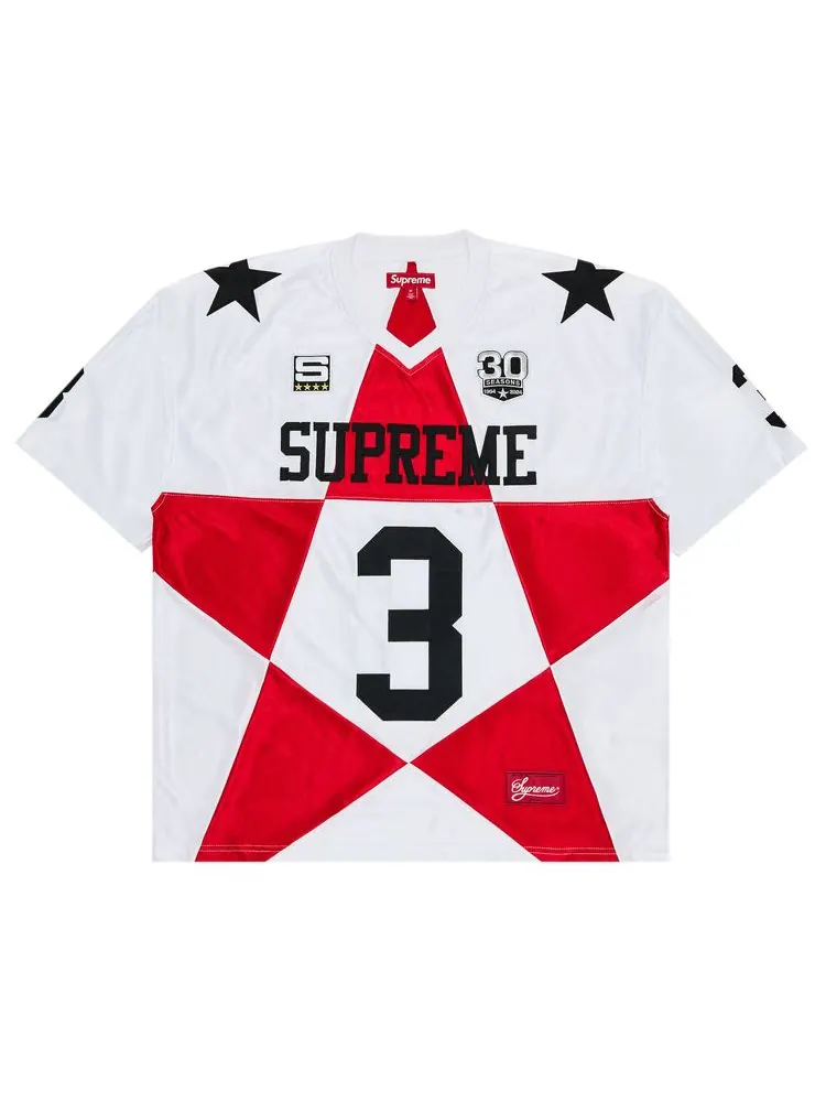 Джерси Supreme Star Football Jersey 'White' — изображение 1 из 3, белый