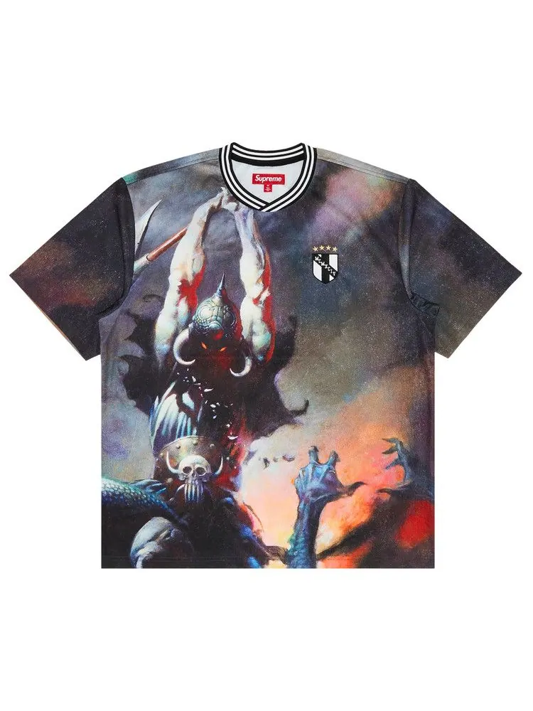 Джерси Supreme x Frank Frazetta Soccer Jersey, Death Dealer — изображение 1 из 3, мульти