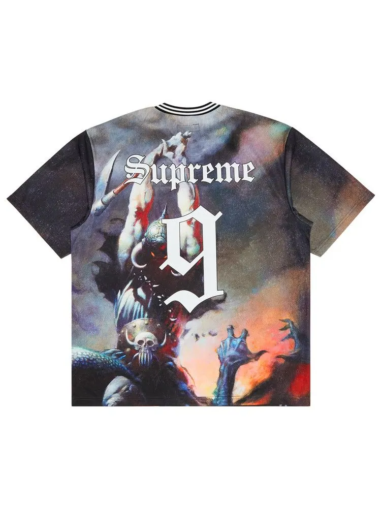 Джерси Supreme x Frank Frazetta Soccer Jersey, Death Dealer — изображение 2 из 3, мульти
