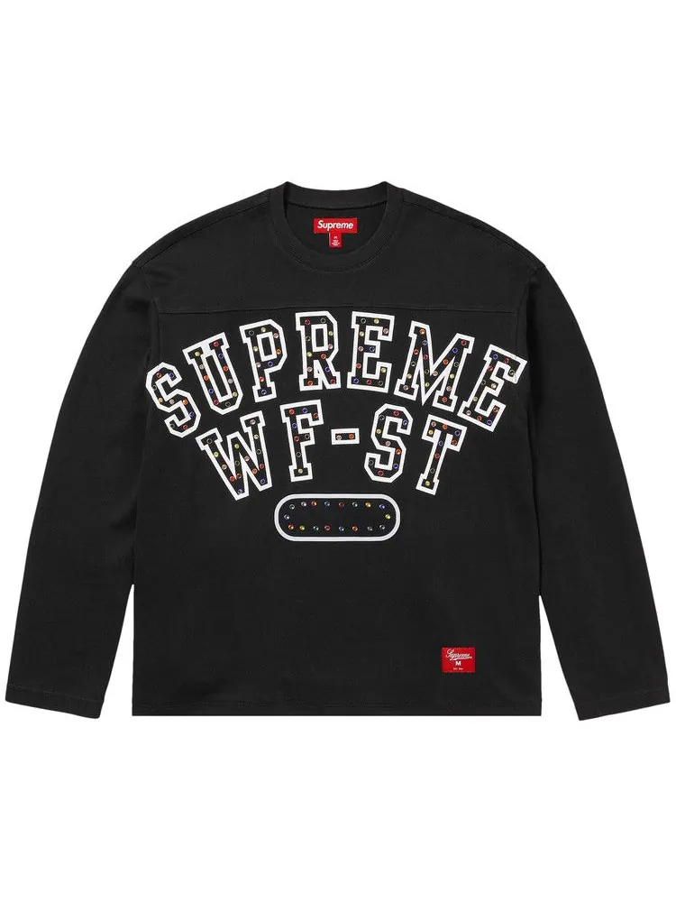 Топ Supreme Athletic Studded Long-Sleeve Top — изображение 1 из 1, черный