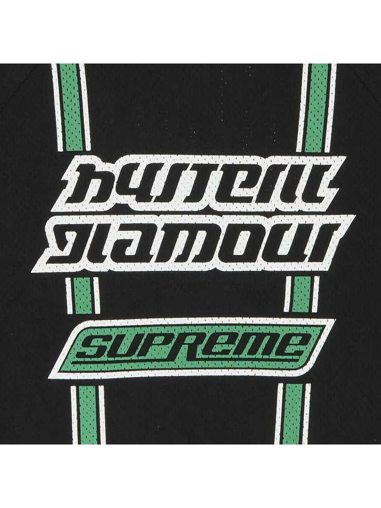 Топ Supreme x HYSTERIC GLAMOUR Mesh Long-Sleeve Top — изображение 3 из 3, черный
