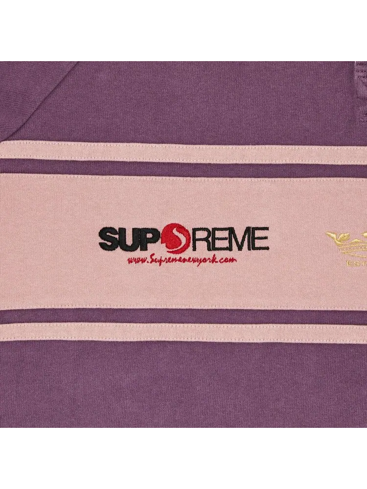 Топ Supreme Chest Stripe Rugby — изображение 3 из 3, фиолетовый