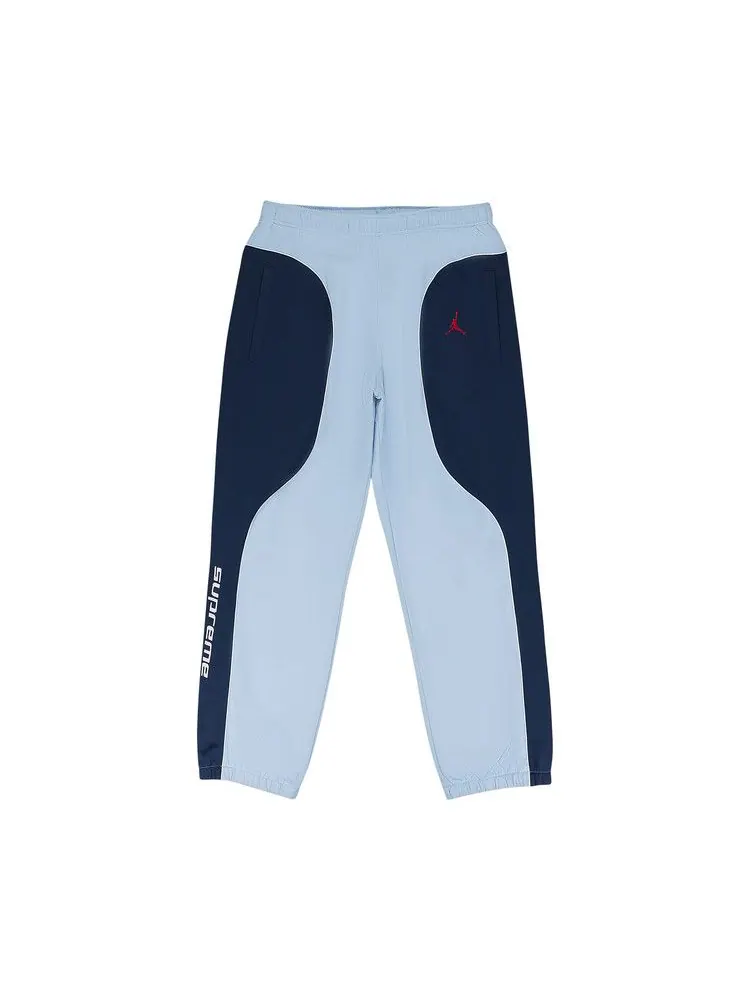 Брюки Supreme x Jordan Tricot Track Pant — изображение 1 из 2, светлый синий