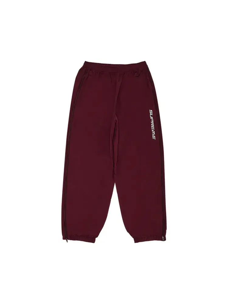 Спортивные брюки Supreme Warm Up Pant цвета «бордовый» — изображение 1 из 3, красный