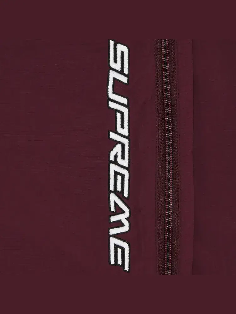 Спортивные брюки Supreme Warm Up Pant цвета «бордовый» — изображение 3 из 3, красный