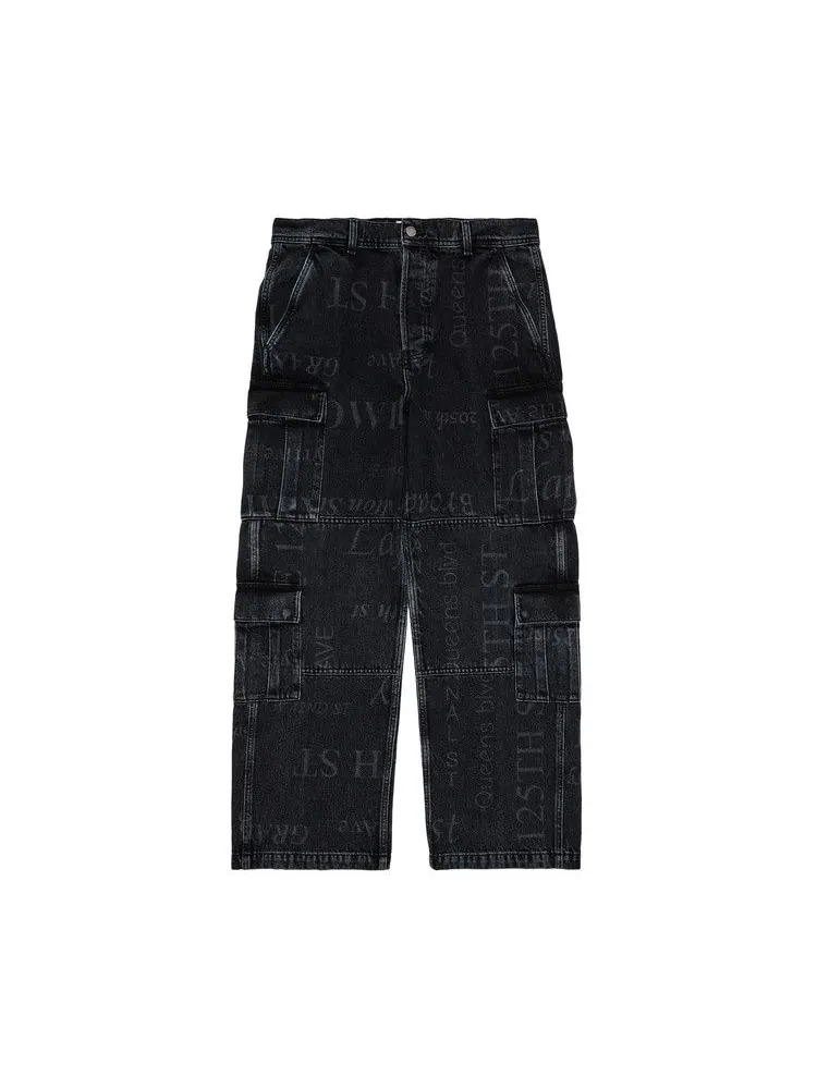 Брюки Supreme x Martine Rose Denim Cargo Pant — изображение 1 из 3, черный