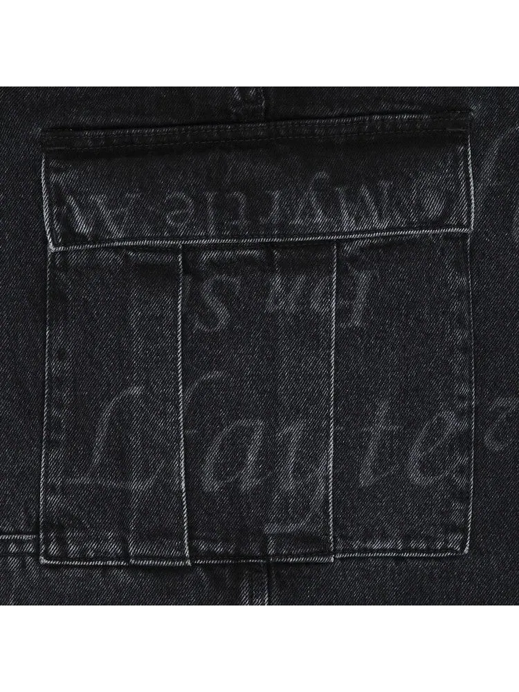 Брюки Supreme x Martine Rose Denim Cargo Pant — изображение 3 из 3, черный