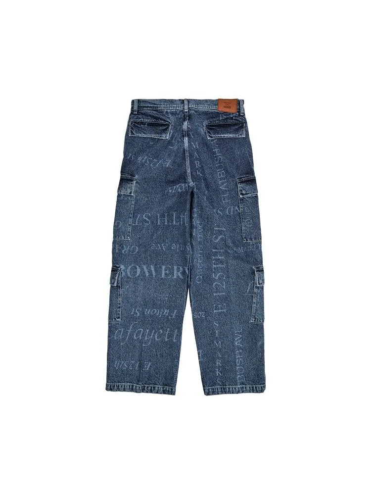 Брюки Supreme x Martine Rose Denim Cargo Pant — изображение 2 из 3, синий