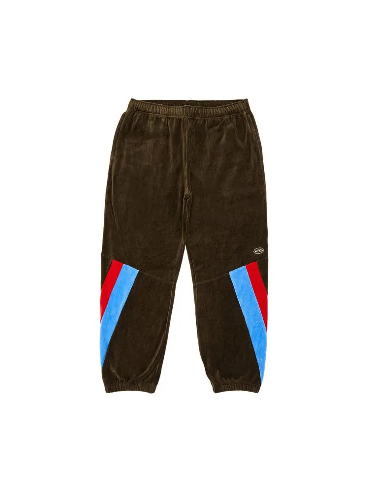 Брюки Supreme x Martine Rose Velour Track Pant — изображение 1 из 3, коричневый
