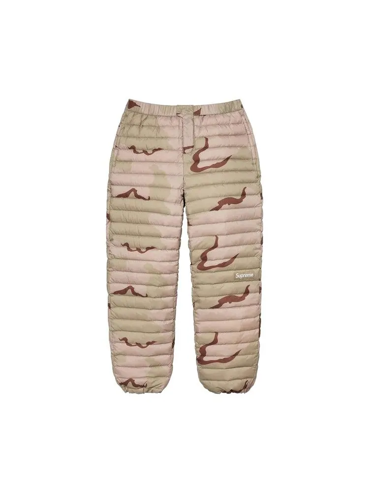 Брюки Supreme Micro Down Pant, Desert Camo — изображение 1 из 2, бежевый