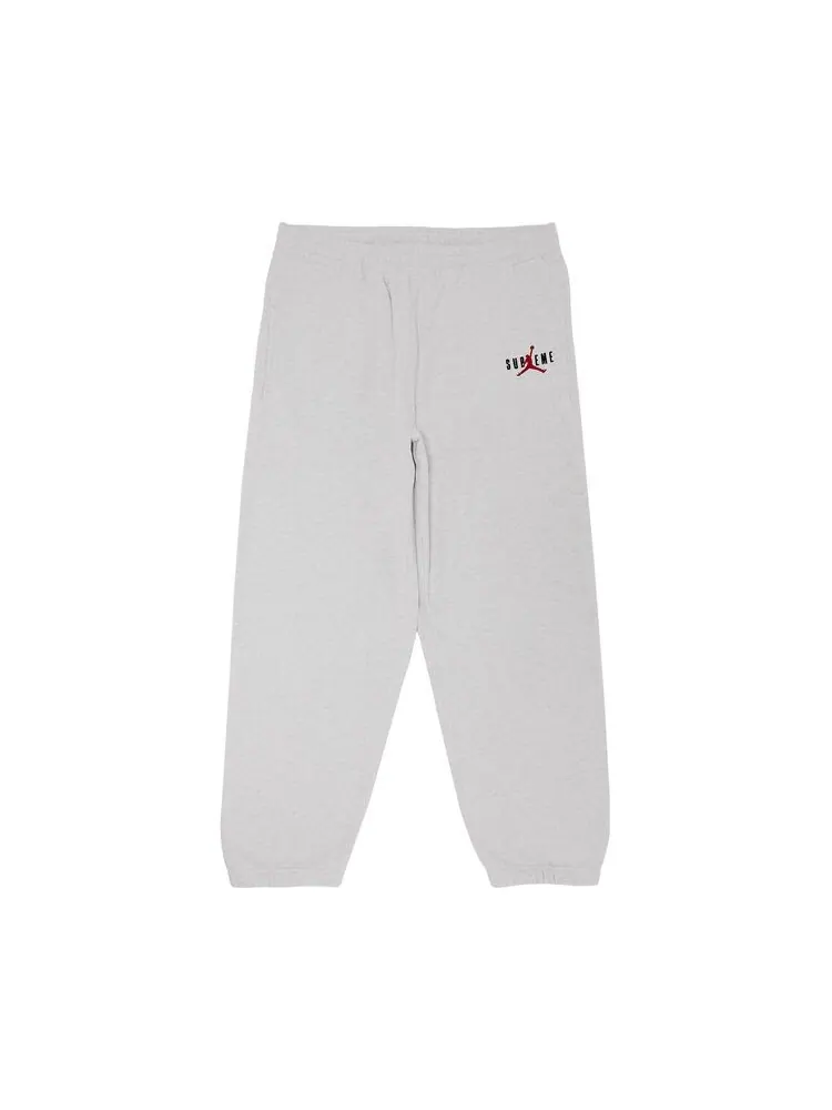 Спортивные брюки Supreme x Jordan Sweatpant Ash Grey — изображение 1 из 3, серый