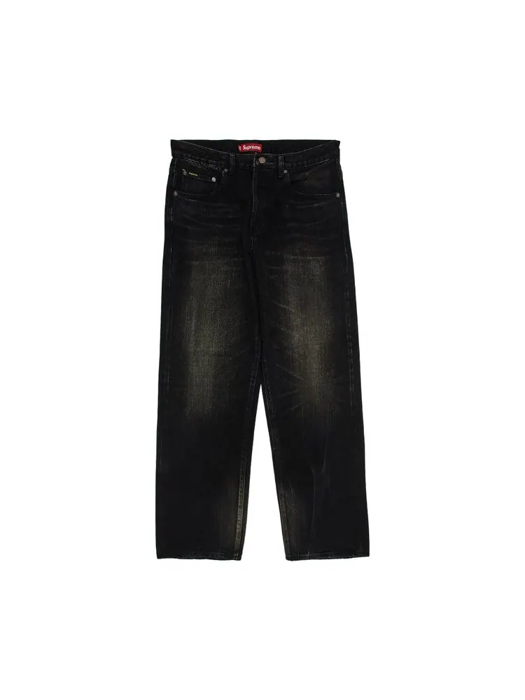 Джинсы Supreme Distressed Loose Fit Selvedge Jean — изображение 1 из 3, черный