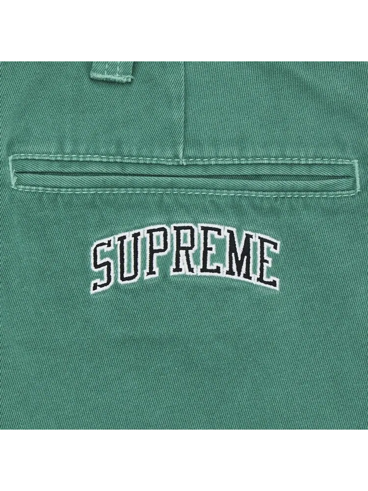 Брюки Supreme Chino Pant — изображение 3 из 3, зеленый