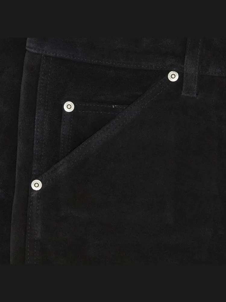 Брюки Supreme Suede Double Knee Painter Pant — изображение 3 из 3, черный
