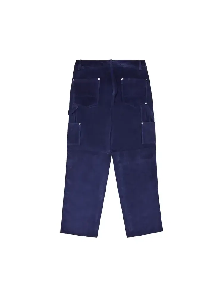Брюки-карандаш Supreme Suede Double Knee Painter Pant — изображение 2 из 3, синий