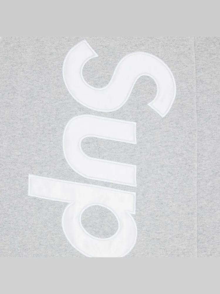 Спортивные брюки Supreme Satin Appliqué Sweatpant Heather Grey — изображение 3 из 3, серый