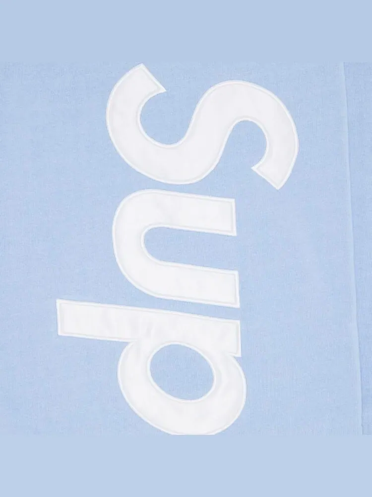 Спортивные брюки Supreme Satin Appliqué Sweatpant Light Blue — изображение 3 из 3, светлый синий