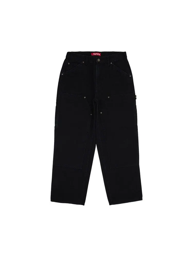 Брюки Supreme Double Knee Painter Pant — изображение 1 из 3, черный
