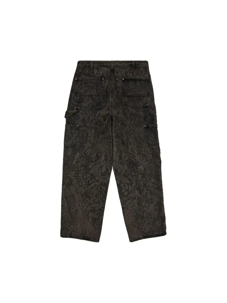 Брюки Supreme Double Knee Painter Pant — изображение 2 из 3, свобода