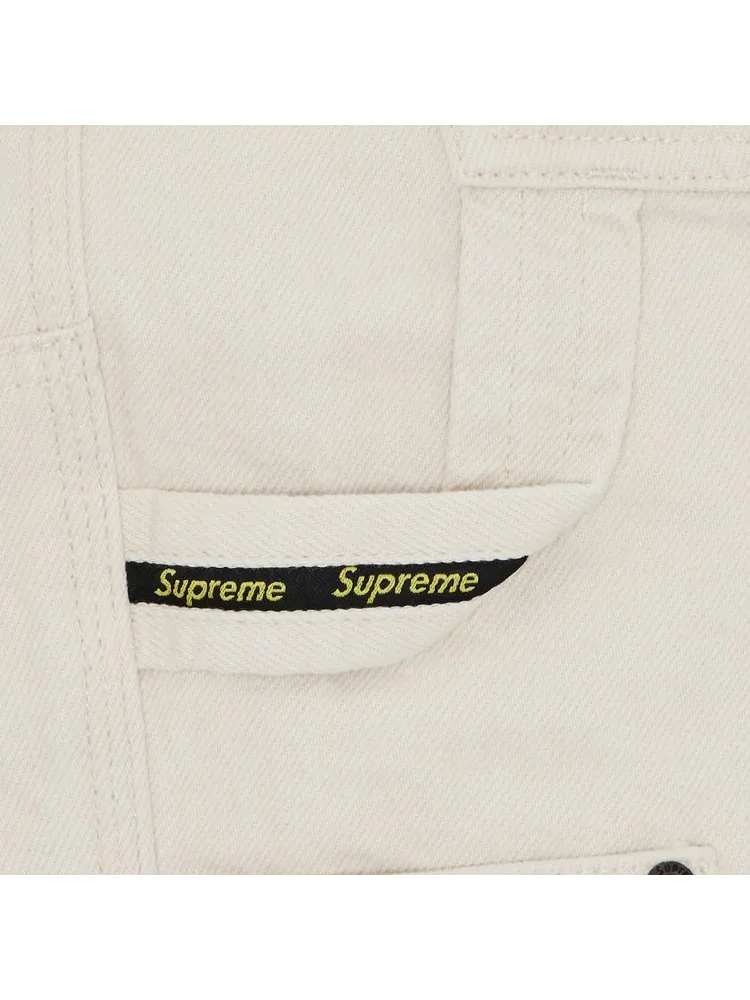 Брюки Supreme Double Knee Painter Pant 'Natural' — изображение 3 из 3, прозрачный