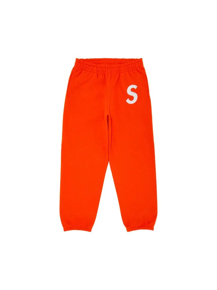 Спортивные брюки Supreme S Logo Sweatpant — изображение 1 из 3, яркий оранжевый