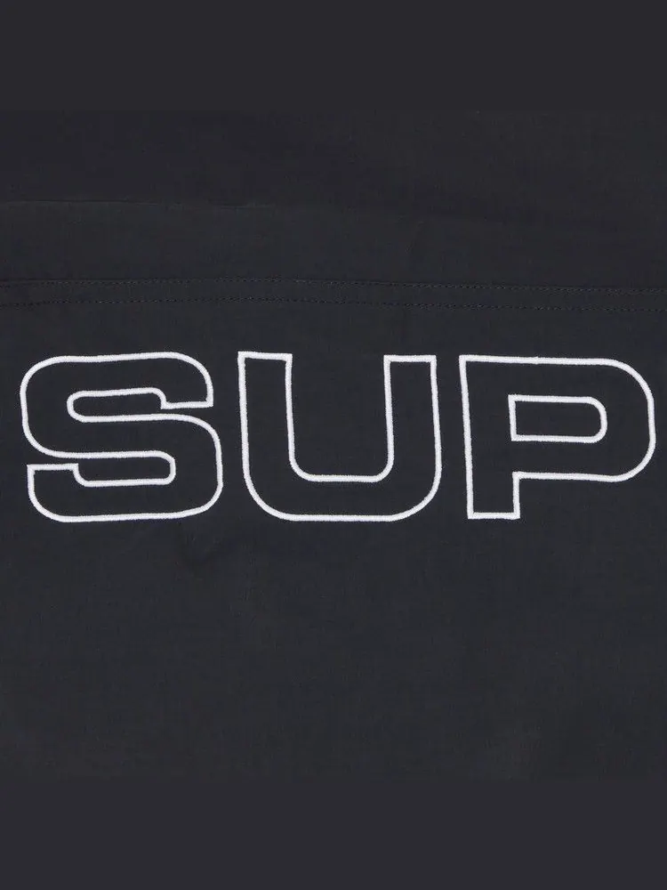Брюки Supreme Spellout Embroidered Track Pant — изображение 3 из 3, черный