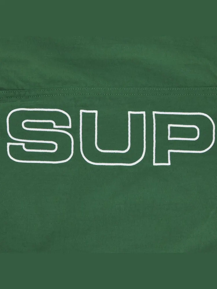 Брюки Supreme Spellout Embroidered Track Pant — изображение 3 из 3, темный зеленый
